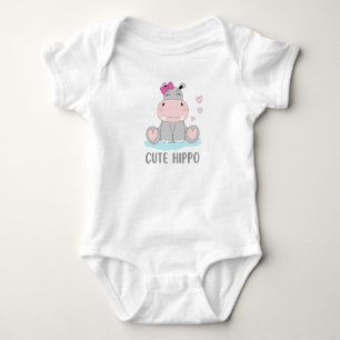Söt flodhäst  t shirt