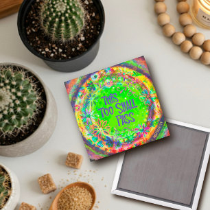 Söt FloraI-Grönt för inspirationsoffert Magnet