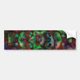 Söt Flower Burst-Abstrakt Bildekal