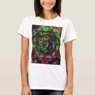 Söt Flower Burst-Abstrakt T Shirt