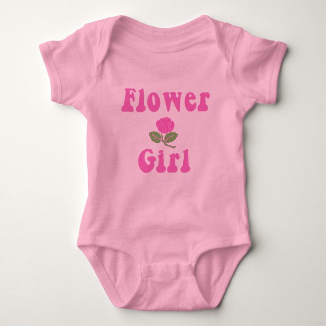 Söt Flower Girl Products T Shirt (Framsida)