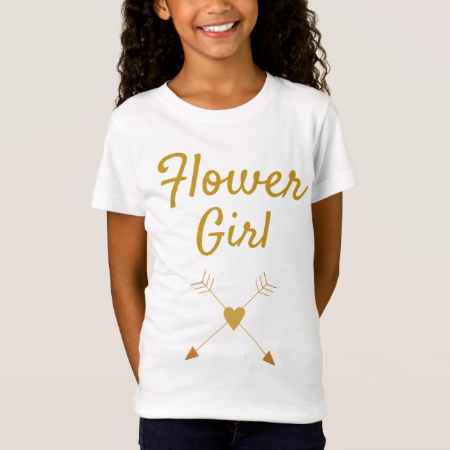 Söt Flower Girl Tröja (Framsida)