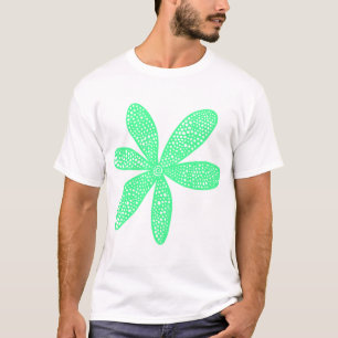 Söt Flower - Mint Grönt T-shirt