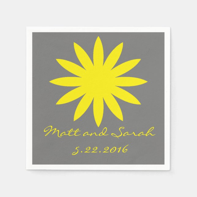 söt Flower Napkin Pappersservett (Framsidan)