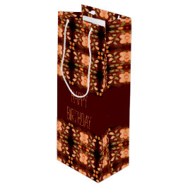 Söt Flower Patterned Papper Birthday Gift Bag