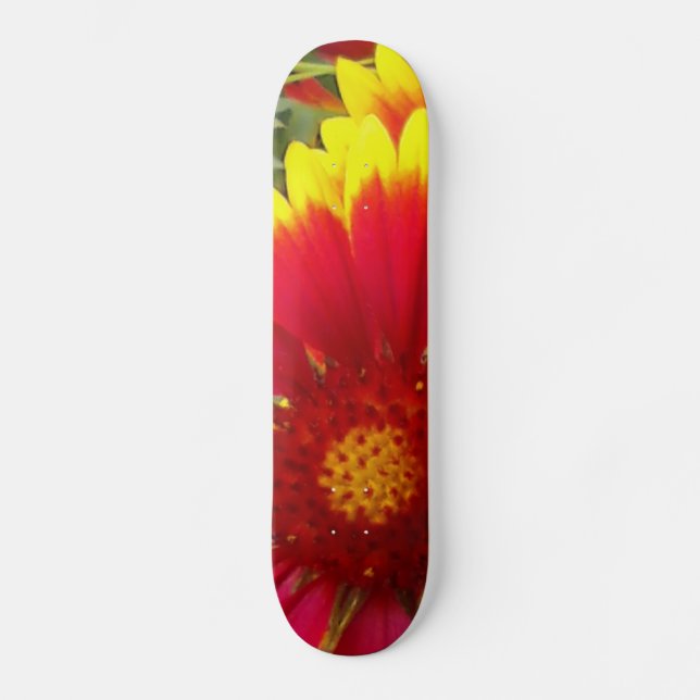 Söt Flower Skateboard Bräda 21,5 Cm (Framsida)
