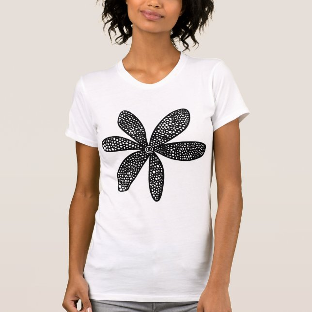 Söt Flower T Shirt (Framsida)