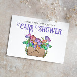 Söt Flowers Card Shower efter e-postinbjudan Vykort<br><div class="desc">De här visuella, illustrerade duscherna med e-postinbjudningar kan vara personlig med din egen händelseinformation. Vare sig det är en 40:e, 50:e, 60:e eller annan milstolpe-födelsedag, är det här söten, vykort för blommigt-kort perfekten att be vänner och familj att fira på avstånd! En söt, anpassningsbar dikt inbjudan-mottagare som skickar födelsedagskalkylen ett...</div>