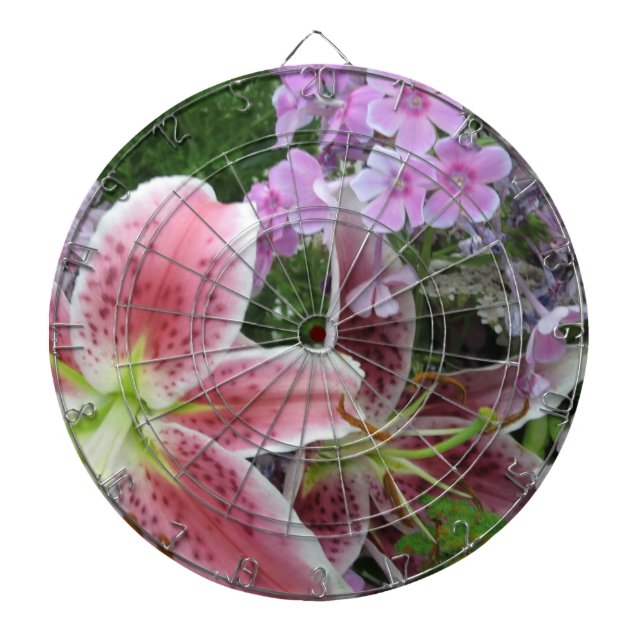 Söt Flowers Dartboard Piltavla (Framsidan)