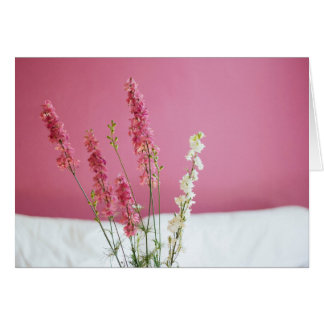 Söt Flowers - Ditt meddelande Hälsningskort