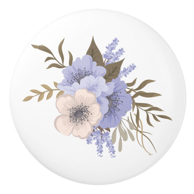 Söt Flowers kabinettfack, knappar Knopp (Framsidan)