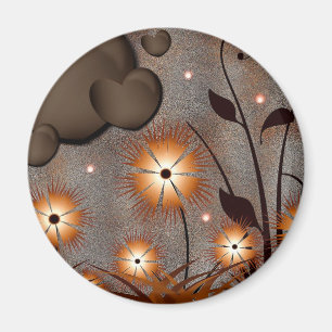 Söt Flowers Magnet