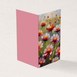 Söt Flowers-mappat kort