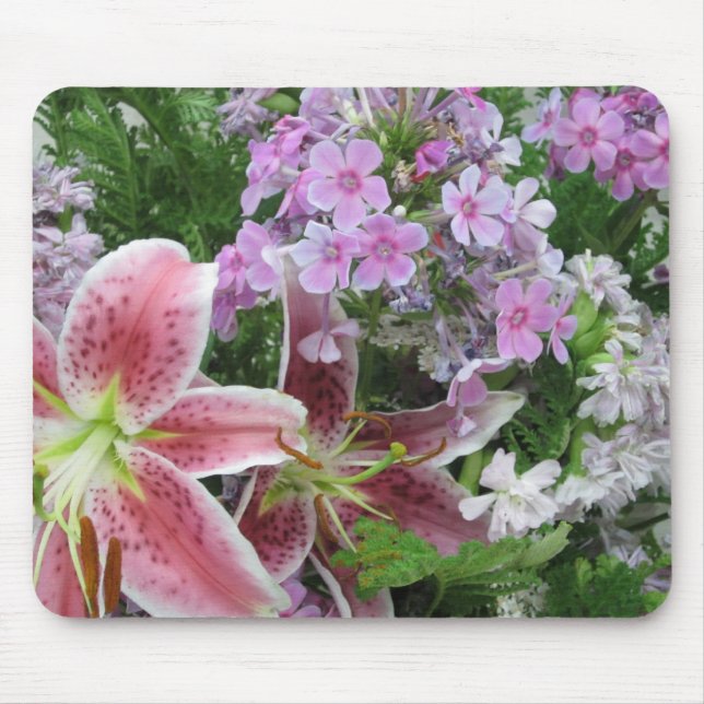Söt Flowers Mousepad Musmatta (Framsidan)