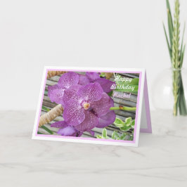 Söt Flowers Personlig Grattis på födelsedagen Card Kort