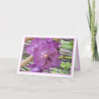 Söt Flowers Personlig Grattis på födelsedagen Card Kort