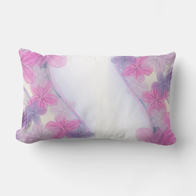 Söt Flowers Pillow Lumbarkudde (Framsida)