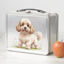 Söt fluffig Cockapoo-valp Lunchlåda