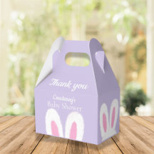 Söt fluffy bunny Baby Shower