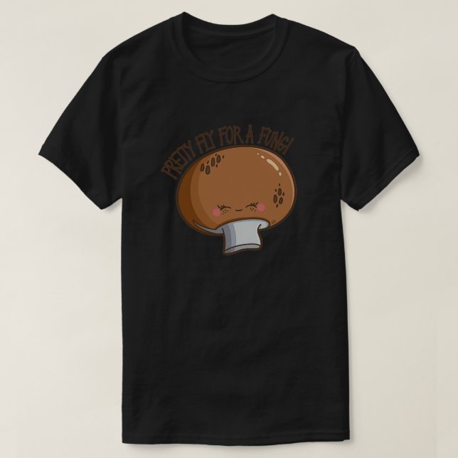 Söt Fly For a Fungi sött svamp T Shirt (Design framsida)