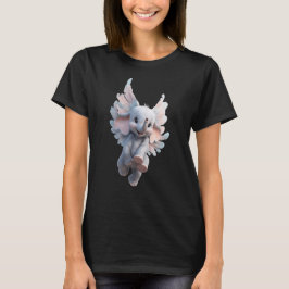 Söt flygande elefant med vingar | Fantasy Baby Ele T Shirt