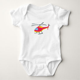 Söt flygande helikopter t shirt