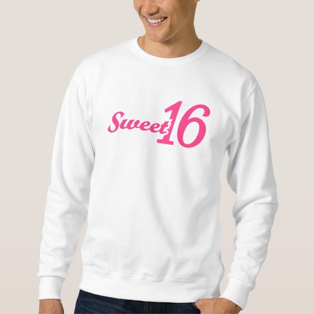 Söt födelsedag 16 sweatshirt (Framsida)