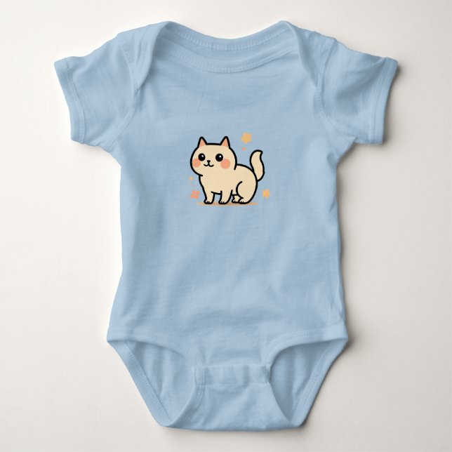 Söt födelsedagsbebis bodysuit – rolig födelsedagsp t shirt (Framsida)