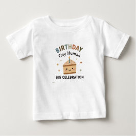 Söt födelsedagskläd för pojkar och flickor t shirt