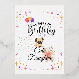 Söt födelsedagspresent Dotters födelsedagspresent