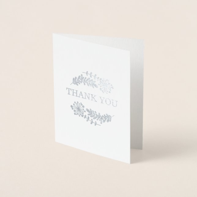 Söt Foil Blommigt Anpassningsbar Greeting Card Folierat Kort (Framsida)