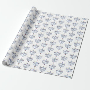 Söt för Hanukkah menoramönster Presentpapper