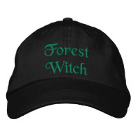 Söt Forest Witch Quote Grönt Black