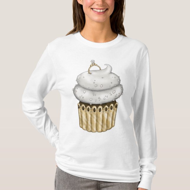Söt Förlovning T Shirt (Framsida)