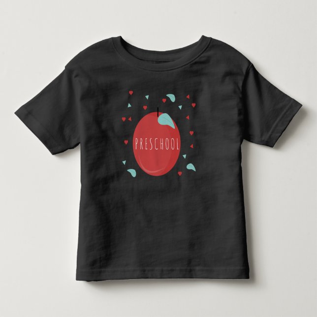 Söt förskola tillbaka till skolan Apple T Shirt (Framsida)