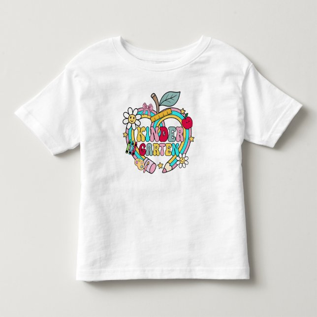 Söt förskolebarn t-shirt (Framsida)