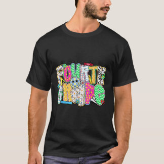 Söt första skoldagen Preppy fjärde klass baksida  T Shirt