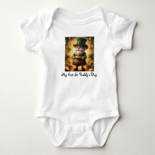 Söt Första St. Patrick's Day Baby T-Shirt