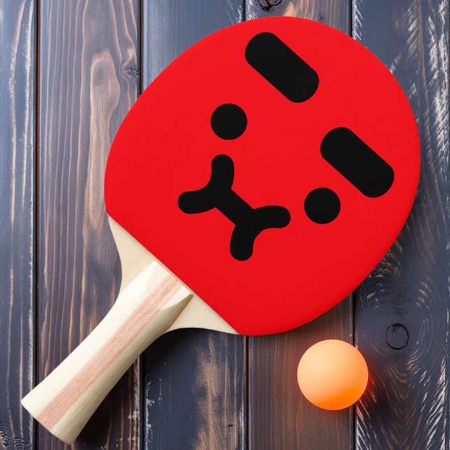 Söt Förvirrad Sårad Min Röd Pingisracket (Skapare uppladdad)