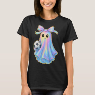 Söt Fotbolls Spöke Älskare Pastell Halloween Coque T Shirt