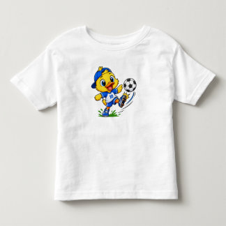 Söt Fotbollstjej Fotboll Sport Tecknad Småbarn  T Shirt