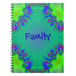 Söt Fractal design Anteckningsbok
