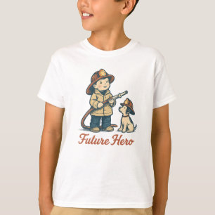Söt framtida brandmannatröja t shirt