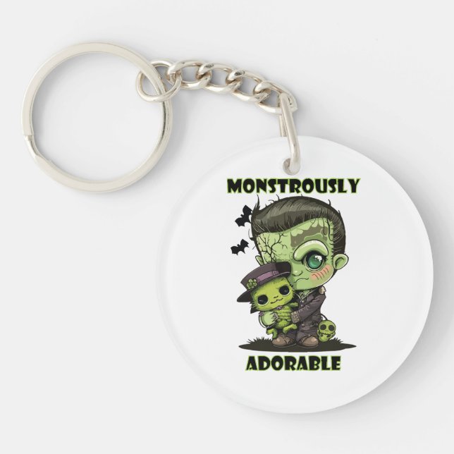 Söt Frankenstein-monster med plysch (Framsidan)