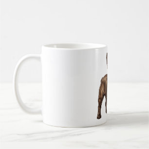 Söt fransk bulldogg hund kaffemugg