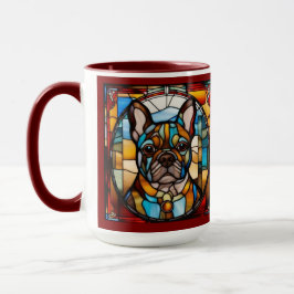 Söt fransk bulldogg kaffemugg