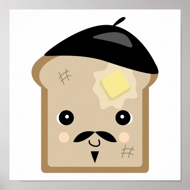 söt fransk-toast poster (Framsidan)