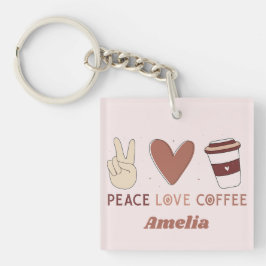 Söt Fred Kärlek Kaffe Boho Estetik