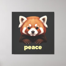 Söt "Freds" Illustration av Röd Panda för Barn & F