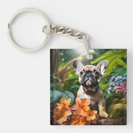 😍Söt Frenchie-valp i en djungel